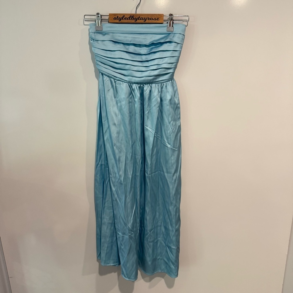 NWT Abercrombie & Fitch Emerson Strapless Midi Dress - Picture 5 of 10